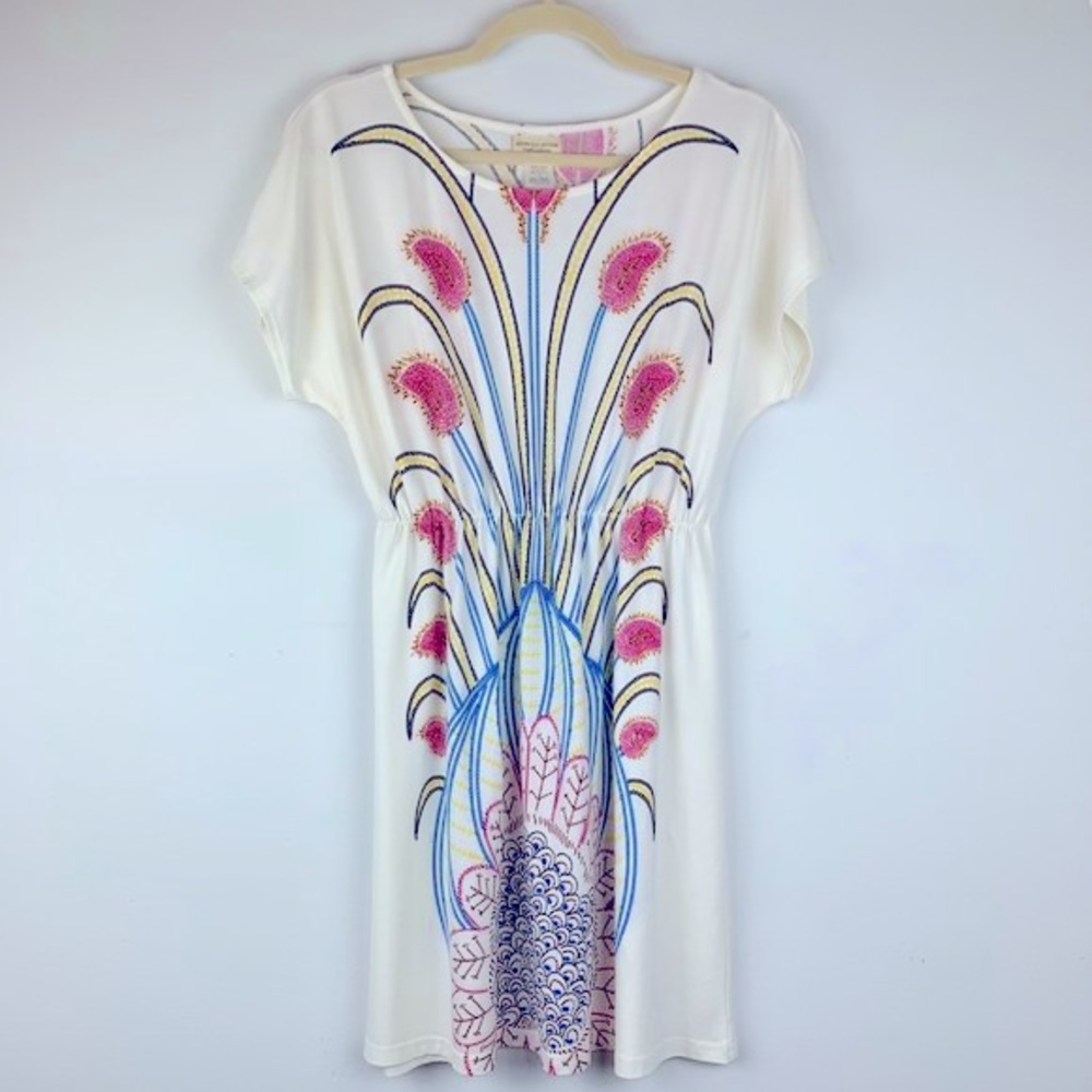 MOON COLLECTION Vintage Boho Hippie‎ Embroidered Festival Dress Sz S